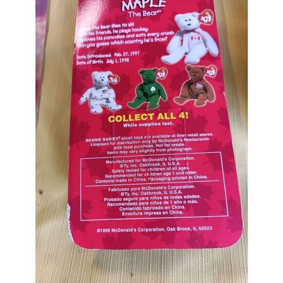 NIB vintage McDonald's beanie babies - Picture 6 of 8